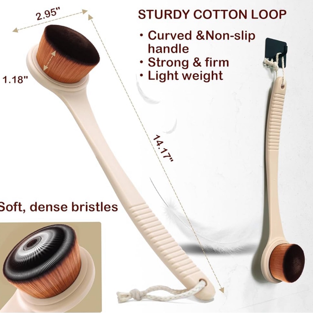 Body Makeup Brush For Self Tan Back Applicator. #57